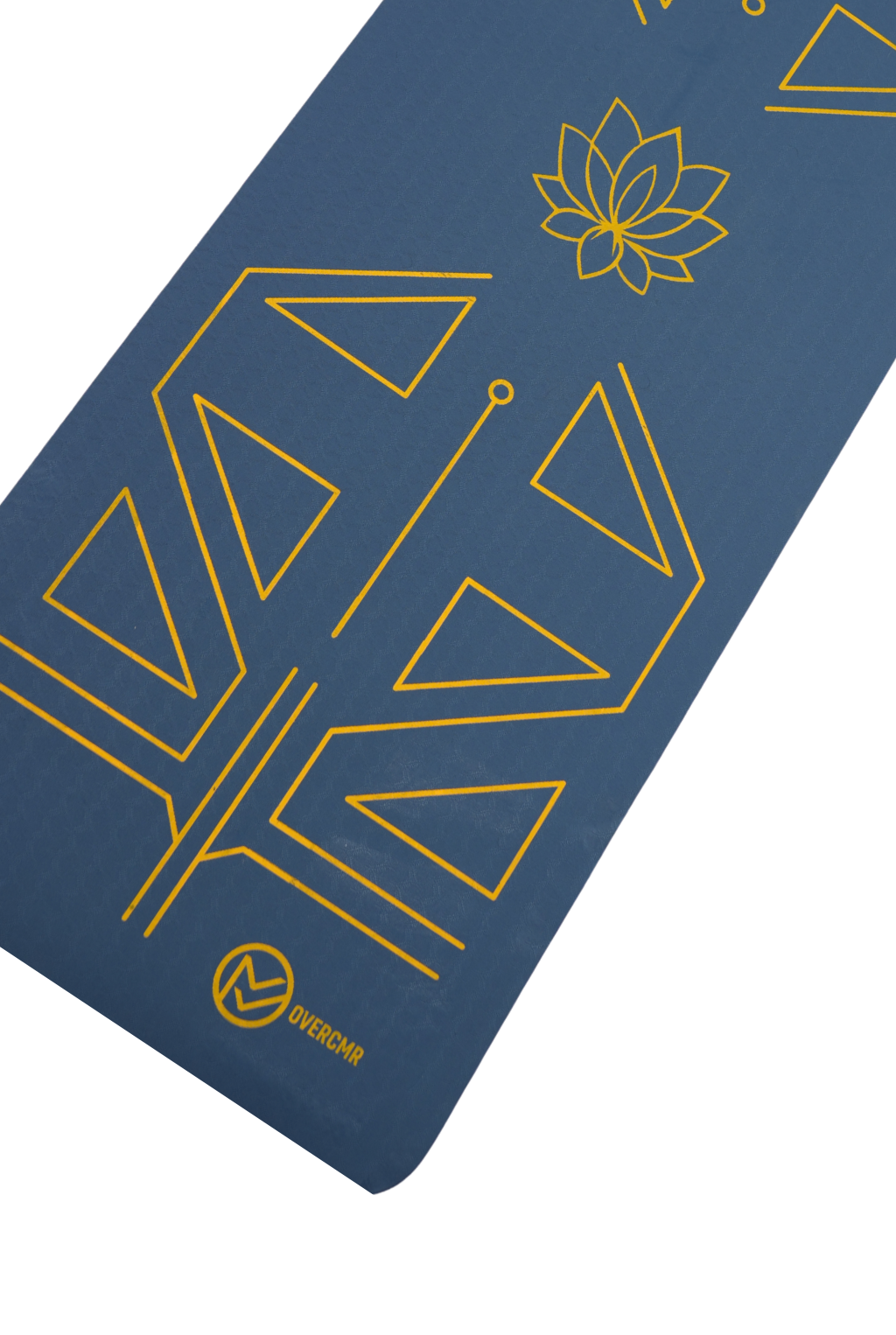 Body Alignment TPE Yoga Mat ( Navy Blue ) - Image 4